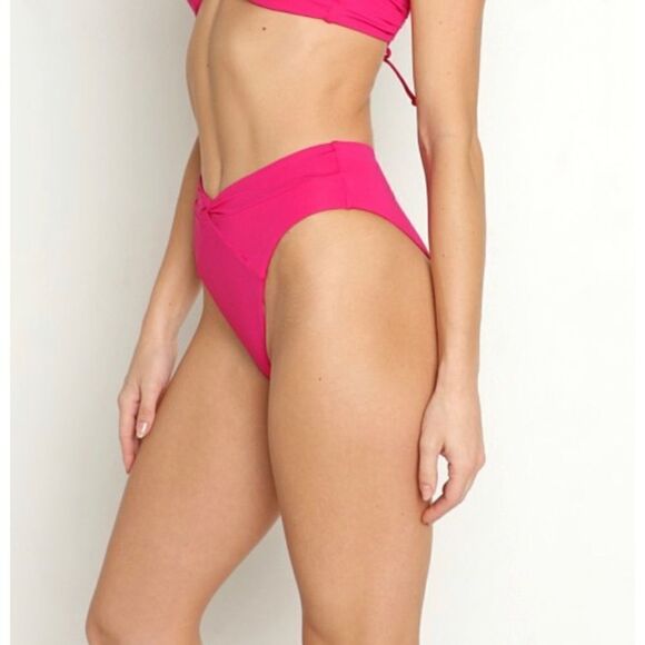 L space Nancy lee bikini bottom new bougainvillea + top not new - Picture 4 of 10